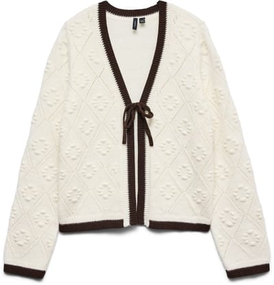 VERO MODA - VMBECCA LS TIE KNIT CARDIGAN EXP - Dames - Cardigans