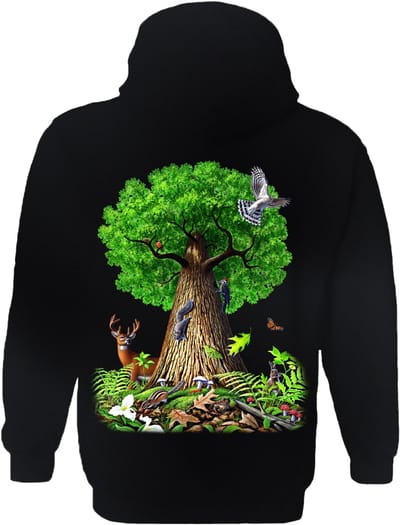 Levensboom Dieren Tree Of Life Animals The Coloured House Hoodie M