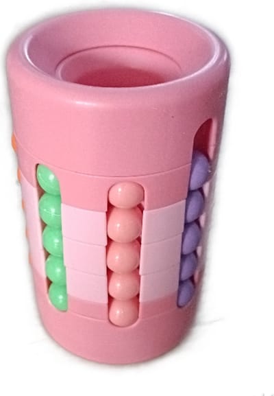 Spinner - educatief - pennenhouder - Magic cube - magic beans - rose