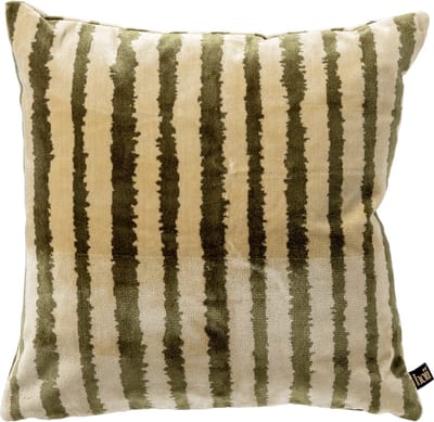 LORENZO | sierkussen 45x45 cm | Military Olive | groen | multicolor | Hoii | met duurzame kussenvulling