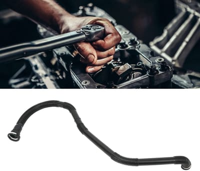 Allecto - Luchtslang Buis - Uitlaat Flex-connectorleidingen - Professionele Vervanging - Rubber - Auto-accessoires - Auto onderdelen - Geschikt...