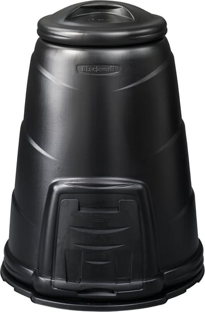 Grote Compostbak 330 Liter voor Thuiscompostering met Winddicht Deksel en Breed Zijluik