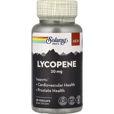 Solaray, Lycopeen voor Mannen, 20 mg, 30 Plantaardige Capsules