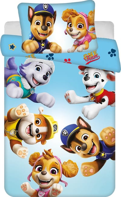 PAW Patrol BABY / Peuter dekbedovertrek - 135 x 100 + 40 x 60 cm - Katoen