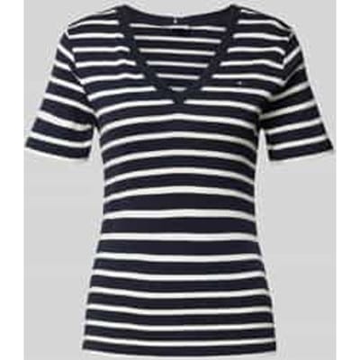 Slim fit T-shirt met logostitching, model 'CODY'