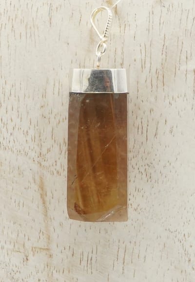 Grote topaas hanger