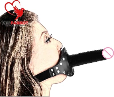Dildo Gag - Penisvorm knevel - Externe dildo - BDSM - Dominantie - Submissie - Intiem