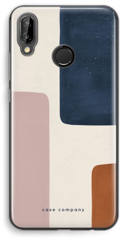 Case Company® - Hoesje geschikt voor Huawei P20 Lite hoesje - Geo #5 - Soft Cover Telefoonhoesje - Bescherming aan alle Kanten en Schermrand