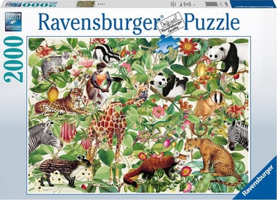 Ravensburger puzzel Jungle - Legpuzzel - 2000 stukjes