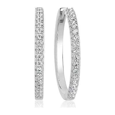 Sif Jakobs sieraden Dames Hoops 925 sterling zilveren Zirkonia One Size Zilver 32014568