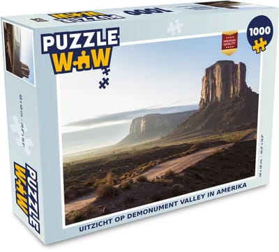 Puzzel Uitzicht op deMonument Valley in Amerika - Legpuzzel - Puzzel 1000 stukjes volwassenen