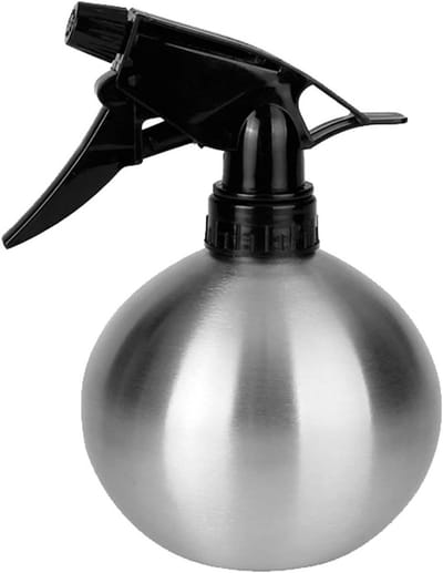 Ronde Gieter - Waterkannetje Planten - Binnen Bewateren - Draaibare Uitloop - 500 ml - Zilver
