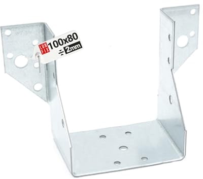 Balkenschoen 100 x 80 mm U-vormig voor Houtbouw en Verbindingen