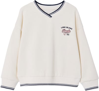 Vertbaudet sweater jongen met V-hals