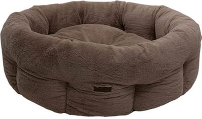 Animal Boulevard Champs-Elysées Hoge mand - Hondenmand - Kattenmand - Kleur: Mokka - Maat L: 80x80x28 cm