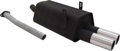 Sportuitlaat BMW 3 Serie E36 320 / 323 - Zwarte Sporteinddemper - Viking Choice