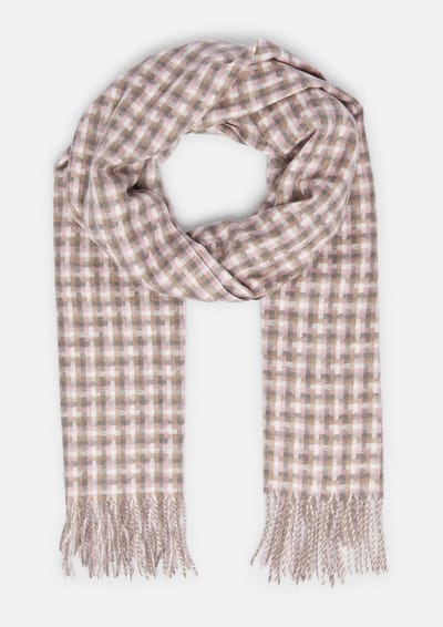 Franje sjaal met kleureninterlacing dames COMMA