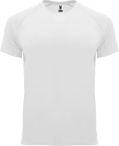 Wit heren 2 pack sportshirt korte mouwen Bahrain merk Roly maat XL