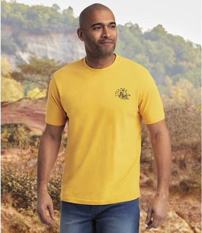 ATLAS FOR MEN - Set van 4 T-shirts Essential Outdoor - Heren - Verkrijgbaar in grote maten - 5XL
