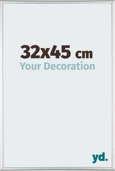 Your Decoration - Fotolijst 32x45 cm - Aluminium - Zilver Hoogglans - Kent