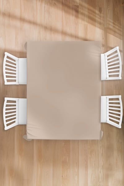Tafelkleed - Tafellaken - 130x170 cm - Beige - Kleuren - Effen - Binnen en Buiten