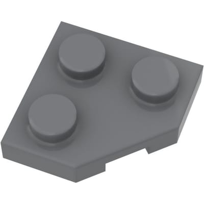 MOC 10 STUKS 26601 Wigplaat 2x2 Bouwstenen Kit Afgesneden Hoek Plaat Stenen Educatief Deeltje DIY Speelgoed Kinderen Verjaardagscadeau