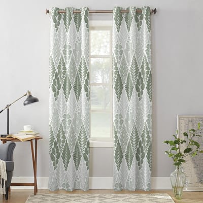 Plant Bladeren Bruine Bladeren Gordijn Woonkamer Luxe Valgordijn voor Slaapkamer Huis Keuken Decor Gordijn 135W x 60H(cm) x1