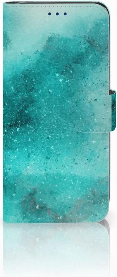 Boekhoesje voor Hoesje Samsung Galaxy S8 Painting Blue