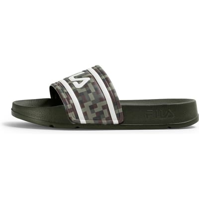 FILA Morro Bay Prt Slipper Kids Olive Night Maat: 28 | Outlet | Unisex | Groen