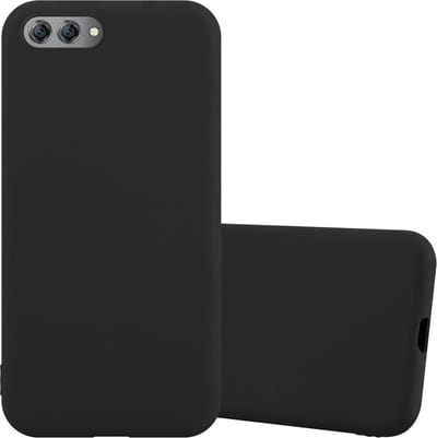 Cadorabo Hoesje geschikt voor Huawei NOVA 2s in CANDY ZWART - Beschermhoes gemaakt van flexibel TPU silicone Case Cover