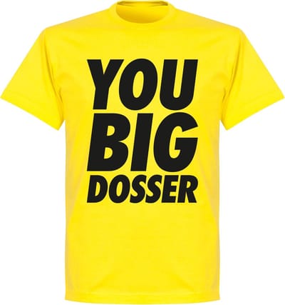 You Big Dosser T-shirt - Geel - S