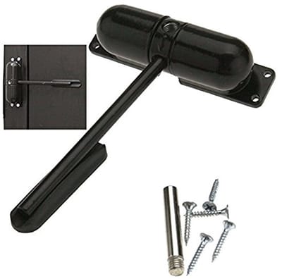 Automatische Deurdranger - Verstelbare Deurstopper - Stil en Veilig Sluiten - Zinklegering Veer - 20-70 Kg - Zwart