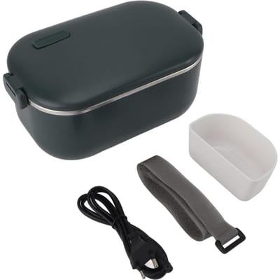 Elektrische Lunchbox Water Vrij Snel Efficiënt 360 Graden Gelijkmatige Verwarming Wasbaar Lekvrij Draagbaar L
