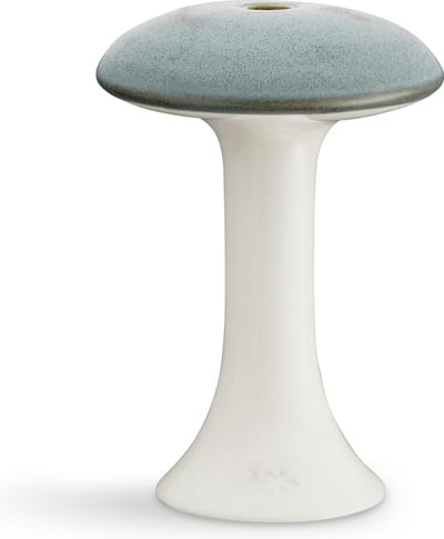 Kahler Design Ahlmann Kandelaar - 14 cm - Donker Groen/Wit