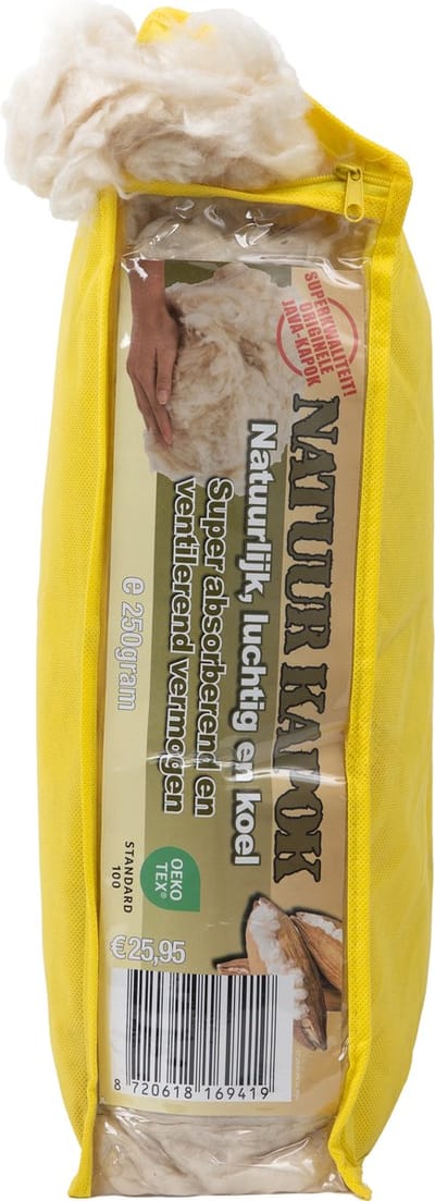 Kapok navulverpakking - Puur natuurlijk - nafill - kussenvulling - Kapok plukken - Heerlijk koel - Ruim 250 gram