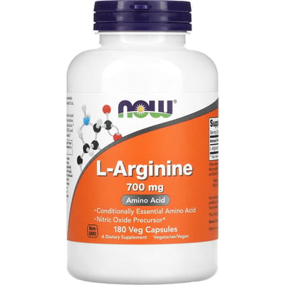 NOW Foods, L-Arginine, 700 mg, 180 vegetarische capsules