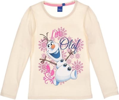 Olaf t-shirt met lange mouwen maat 122/128