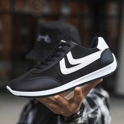 Zomer Nieuwe Mode Trendy Ademend Dun Laag Uitgesneden Trendy Simpel Niche Papa Schoenen Heren 44