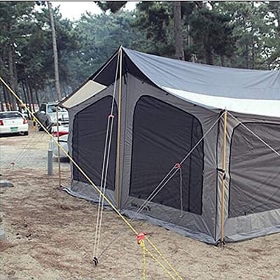 20 stuks aluminium driehoekige kabelspanners voor tent en campingaccessoires