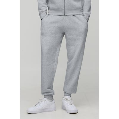 Basis BM Signature Jogger Normale Pasvorm | Grey Marl | Size XS