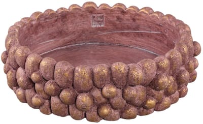PTMD - Schaal Stenley - Bruin - 46x46x13cm
