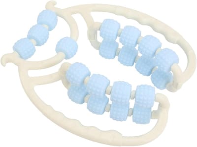 Wielen Spierroller Stimulator voor Spiervermoeidheid Verlichting - Blauwe Beenklemmen - Circulaire Arm- en Handklemmen - Veelzijdige Spierrolklemmen