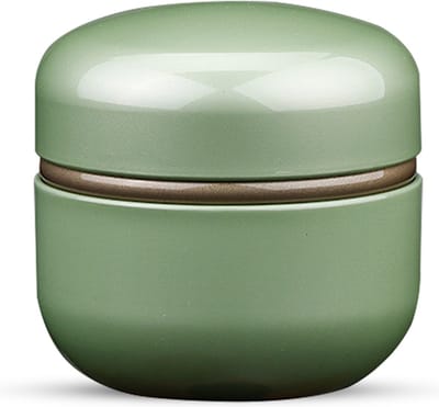 Luxe Begrafenis Urn 250 ML - Crematie Urn - Uniek - Voor Huisdieren of Menselijk As - Crematie As - Mini Urn - Decoratie Urn - GROEN
