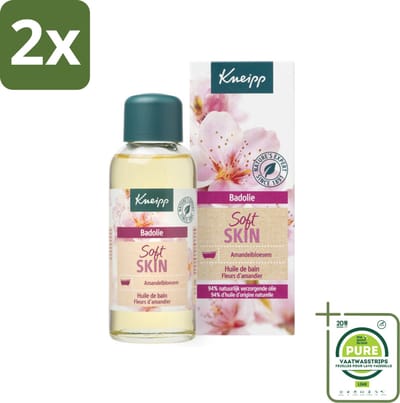 Kneipp - Badolie - Amandelbloesem - Voor droge en gevoelige huid - 100 ml - Voordeelverpakking - 2 stuks - Badproducten - Badolie