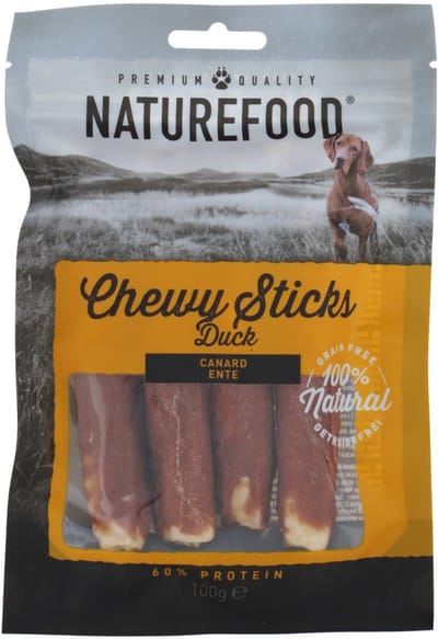 Rosewood - Naturefood - Chewy Sticks - Eend - 100 gram/4 sticks