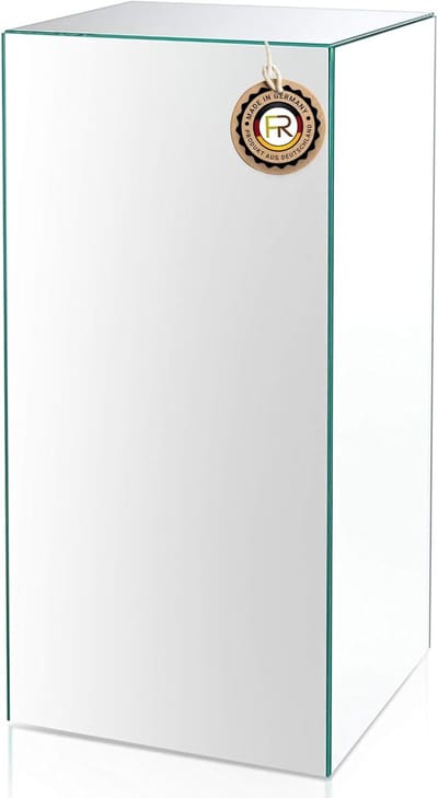 Elegante Spiegel Bloemenzuil voor Moderne Woondecoratie 20x20x50 cm Rechthoekig