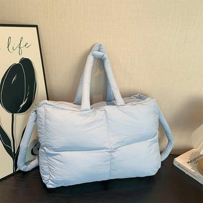 Niche Design Katoenen Kleding One-shoulder Tote Bag Nieuwe Zomer Geborduurd Draad Vierkant Katoen Draag Onderarm Kussen Tas gray