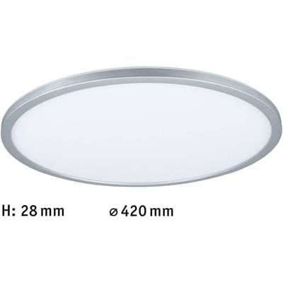 LED-paneel Atria Shine Backlight rond 420 mm 20W 2200lm RGBW Chroom mat dimbaar