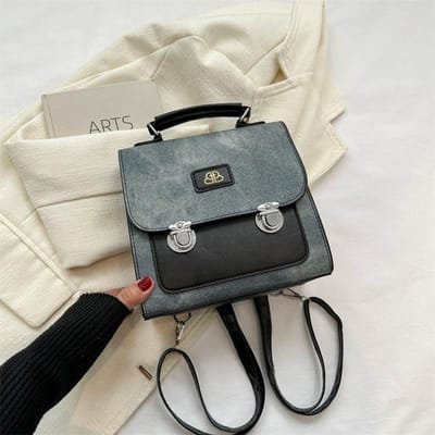 Printemps Nouveau Tendance Mode Étudiant Classe Sac d'École Sac à Dos de Voyage Niche Rétro Sac à Dos Femme