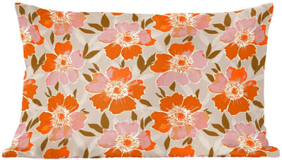 Sierkussens - Kussentjes Woonkamer - 60x40 cm - Bloemen - Motief - Retro